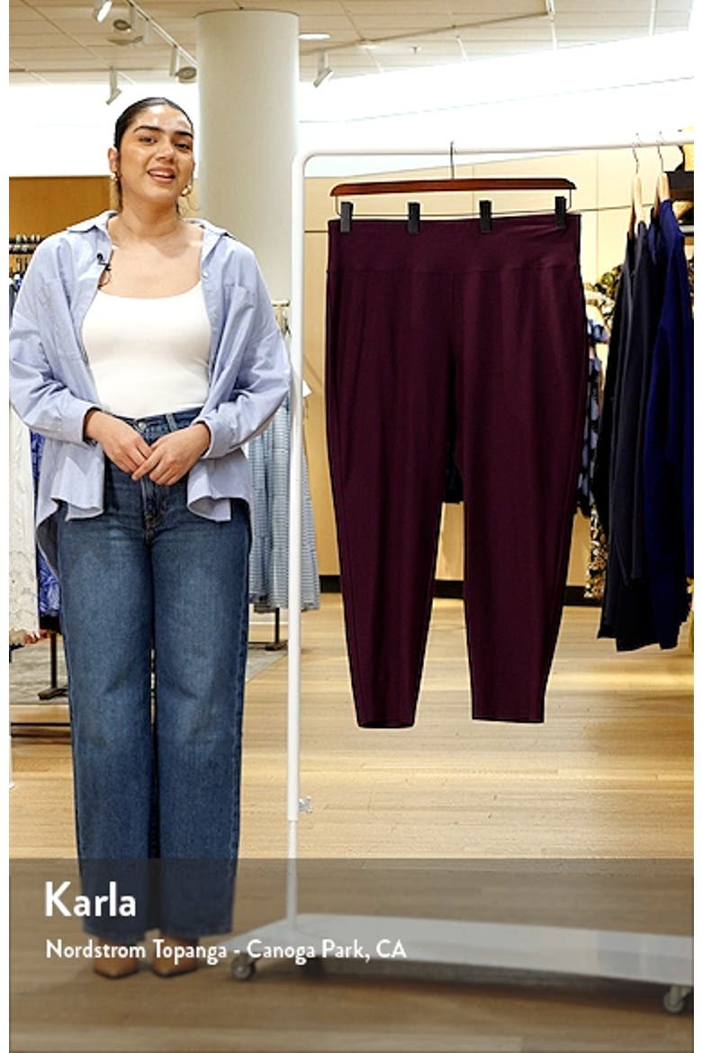 High Waist Slim Stretch Ankle Pants video