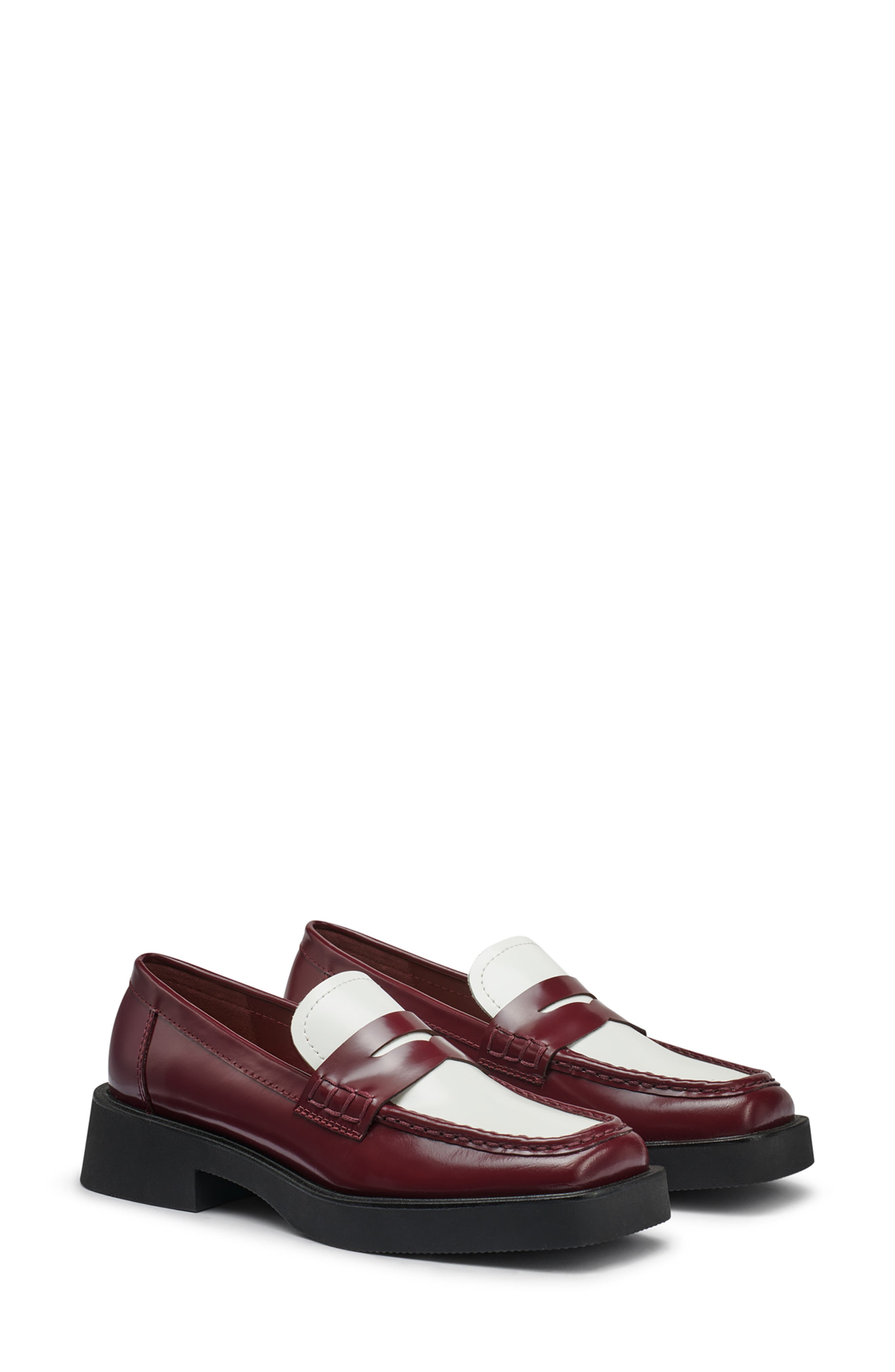 G.H.BASS Bowery Square Toe Penny Loafer, Main, color, 