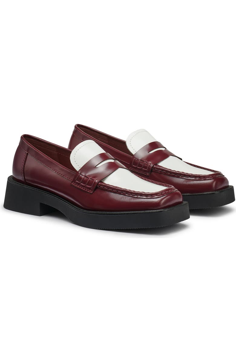 G.H.BASS Bowery Square Toe Penny Loafer, Main, color,