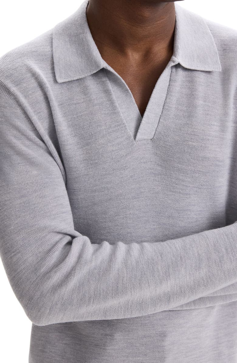 Theory Merino Wool Polo Sweater, Alternate, color, 