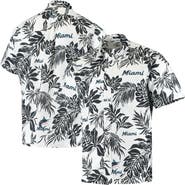 Reyn Spooner Men's Reyn Spooner White Miami Marlins Aloha Button-Down Shirt