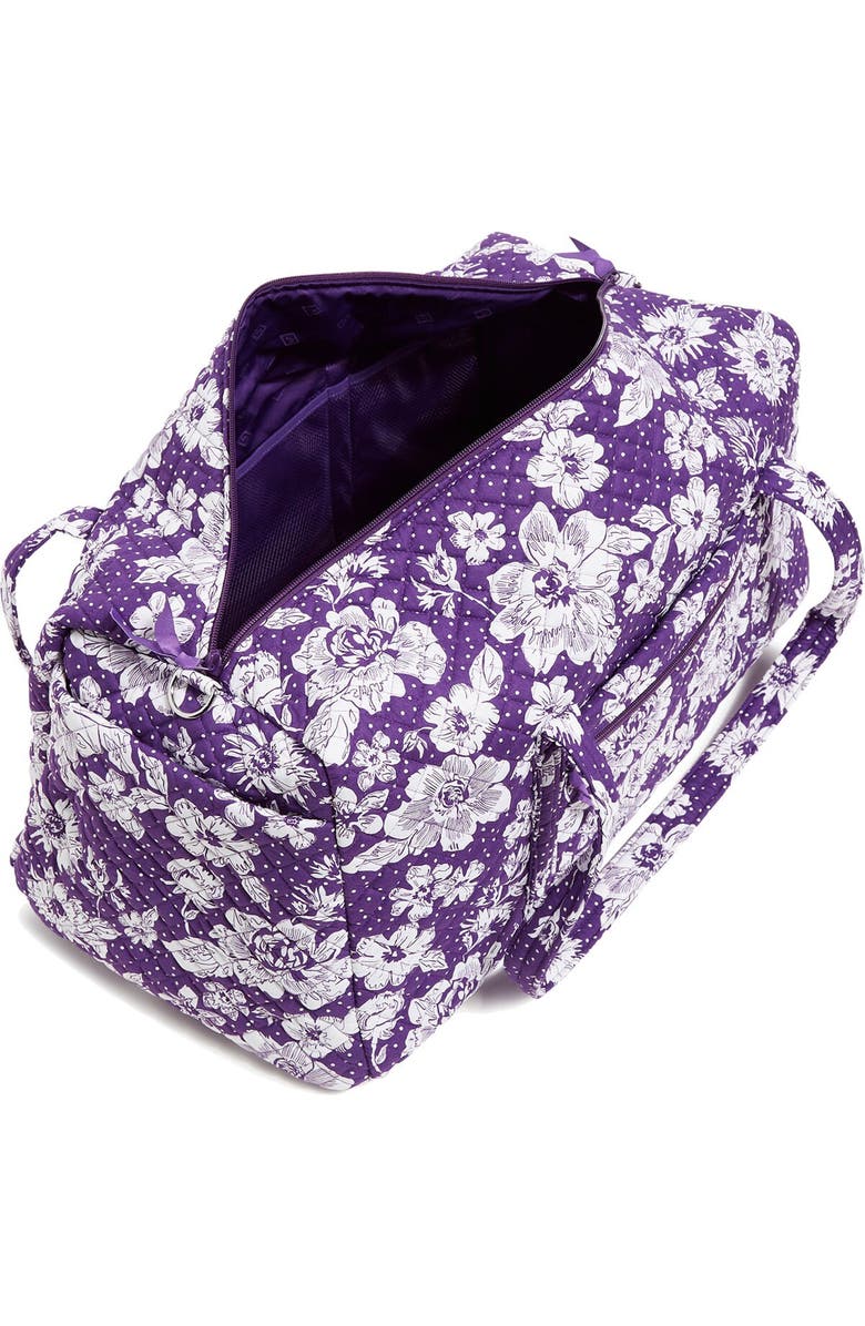 VERA BRADLEY TCU Horned Frogs Rain Garden Large Travel Duffel Bag, Alternate, color,
