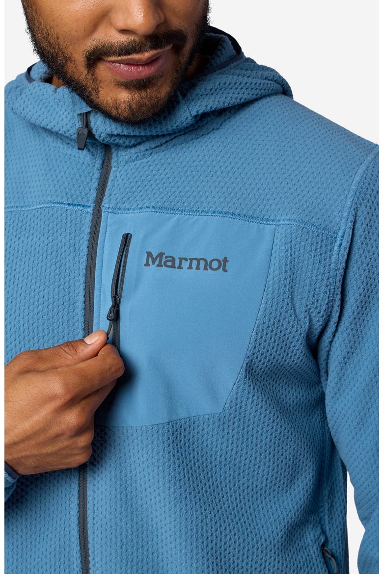 AirFleece Zip Hoodie, Alternate, color, SUMMER STORM
