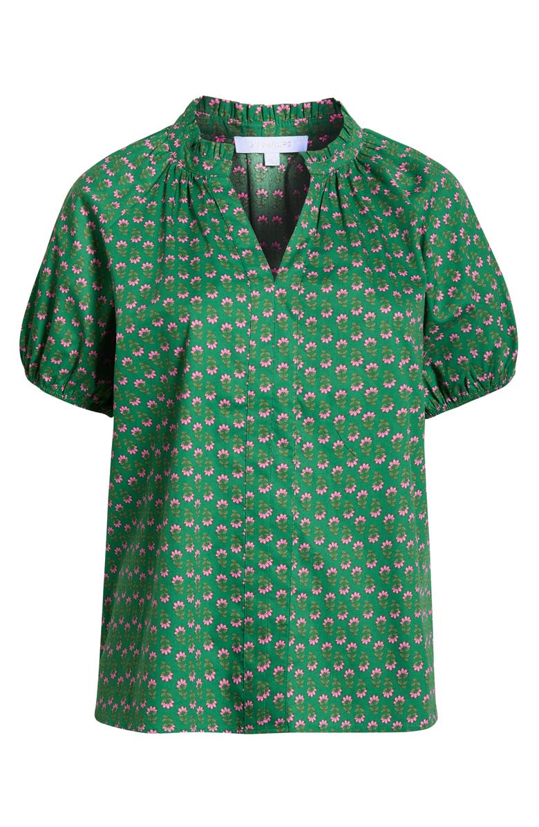 SUGARLIPS Isha Floral Print Top, Alternate, color, Kelly-Pink