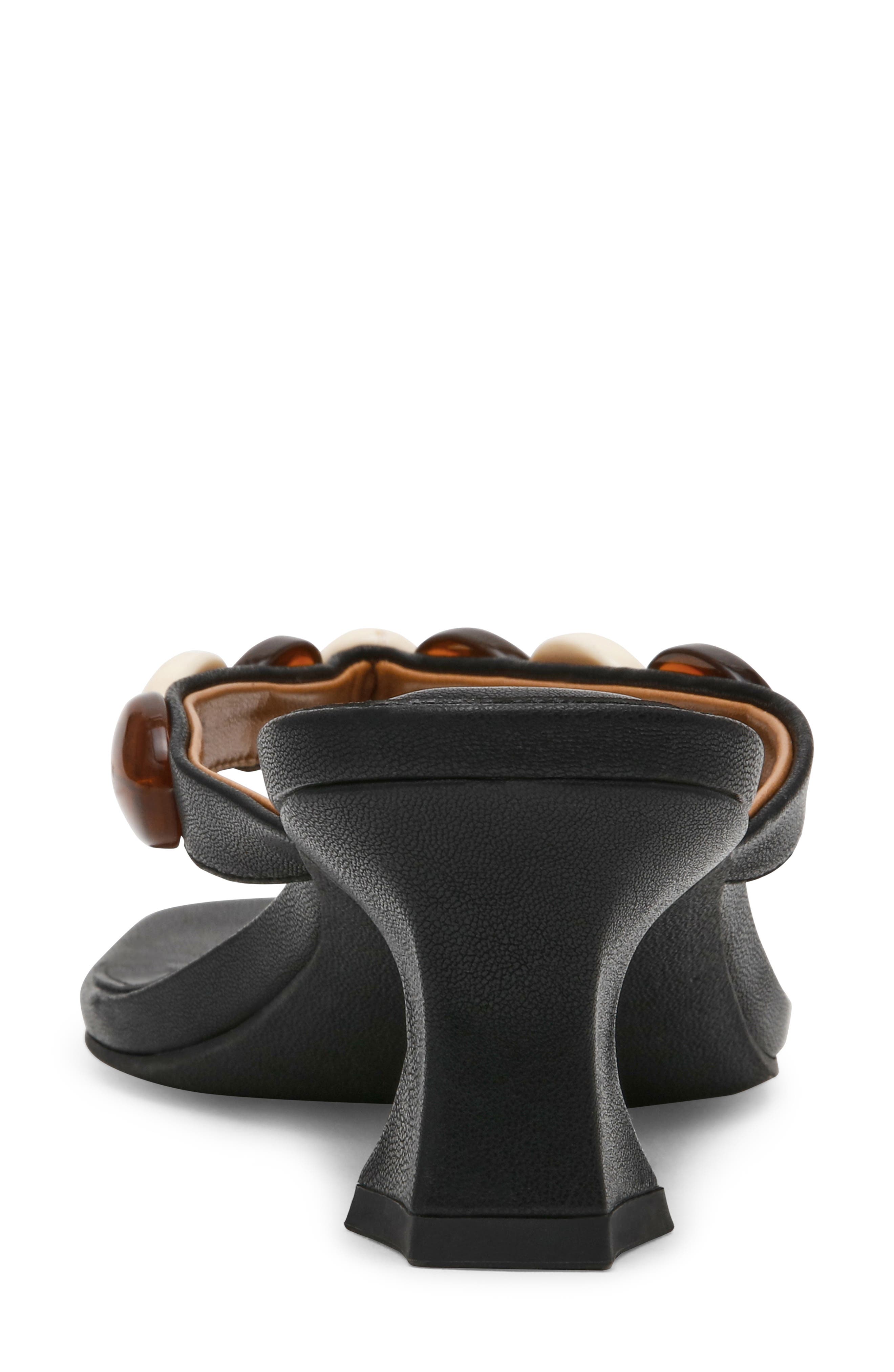 DV by Dolce Vita Bowi Embellished Sandal, Alternate, color, Black Smooth