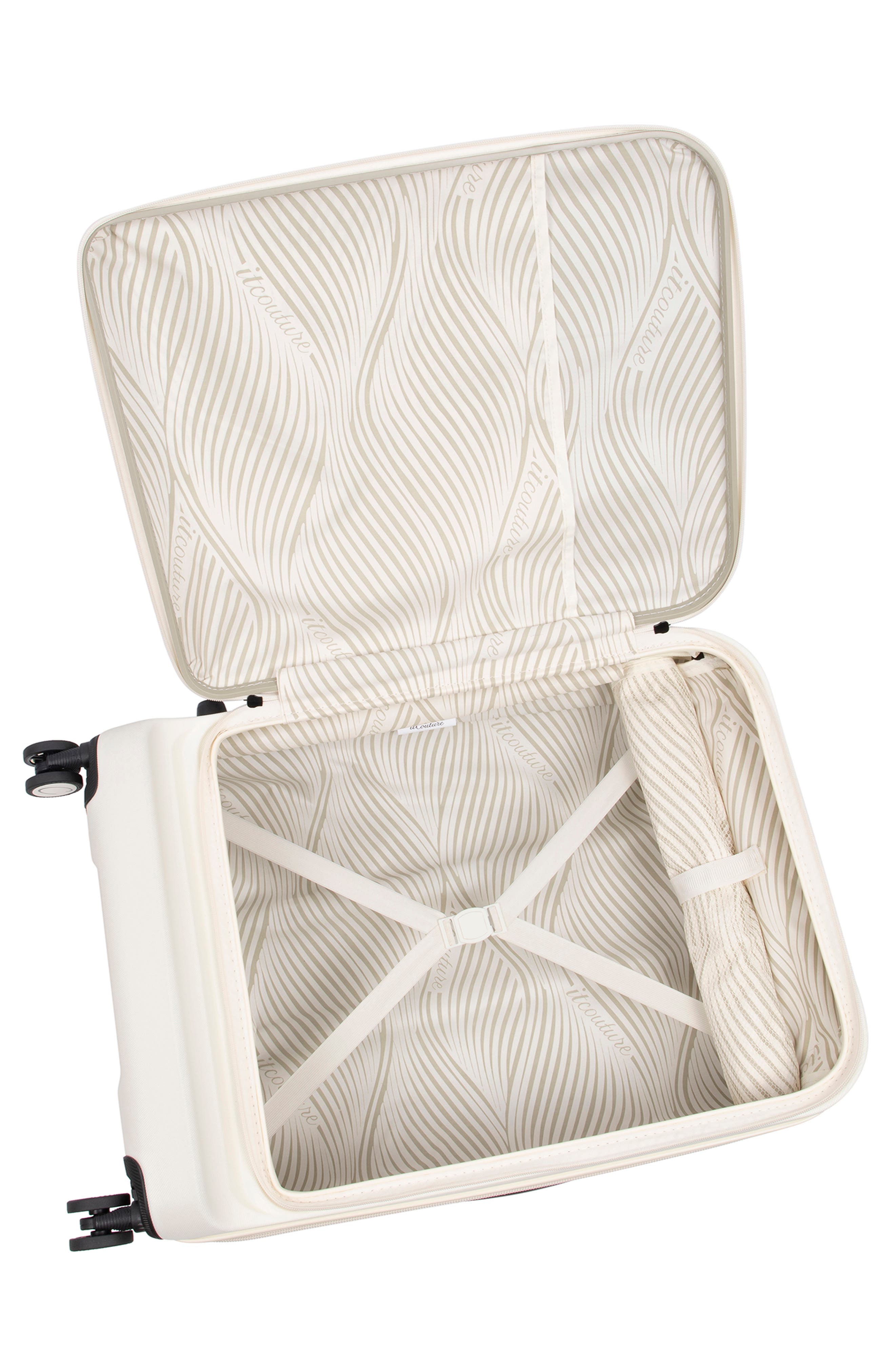 IT COUTURE Luminita 28-Inch Hardshell Spinner Suitcase, Alternate, color, White / Eucalyptus