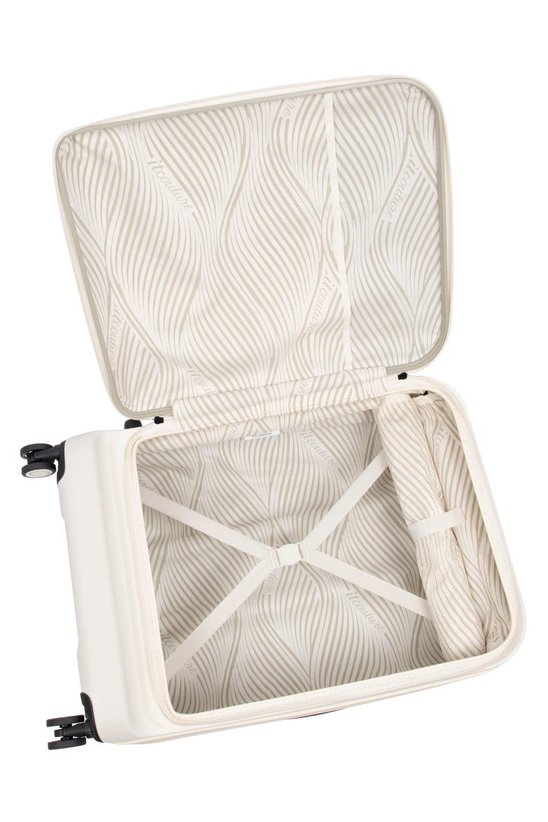 Luminita 28-Inch Hardshell Spinner Suitcase, Alternate, color, WHITE / EUCALYPTUS