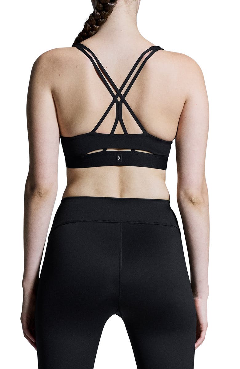 On Studio Sports Bra, Alternate, color, Black