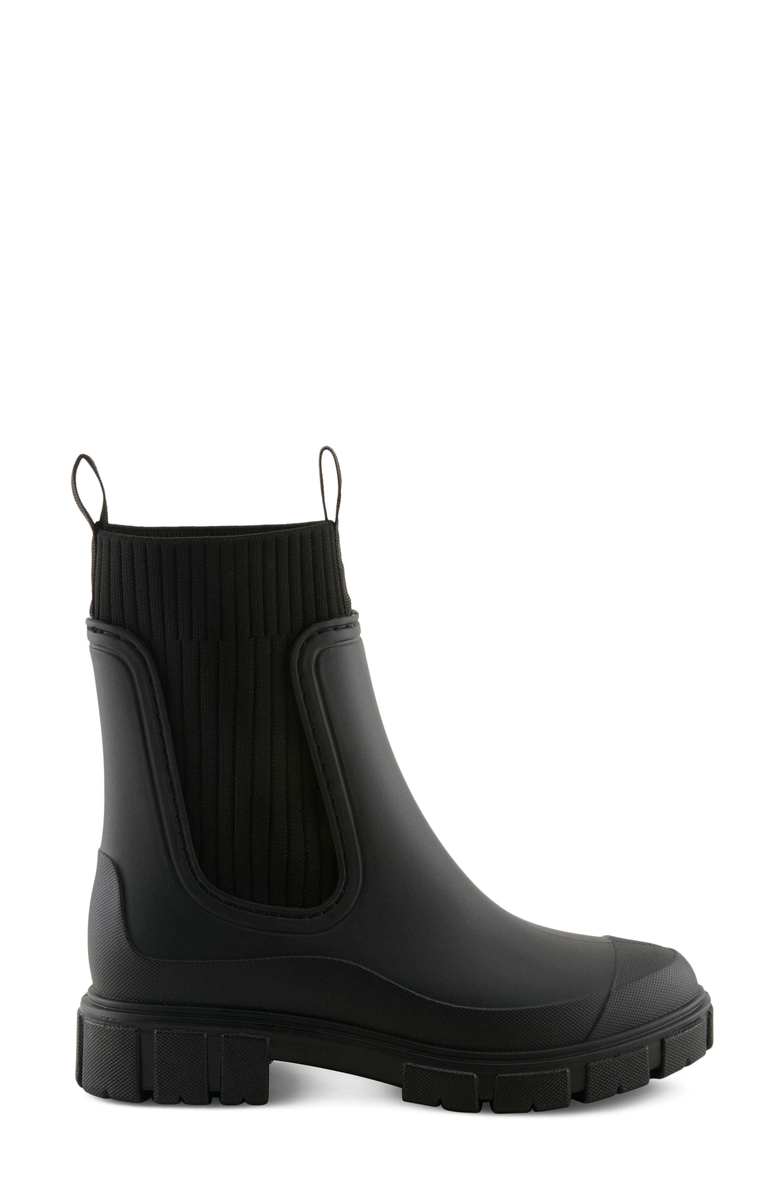 Cheli Rain Boot, Alternate, color, BLACK