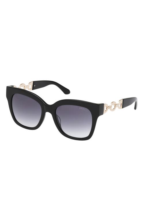 Guess 53mm Gradient Square Sunglasses In Black