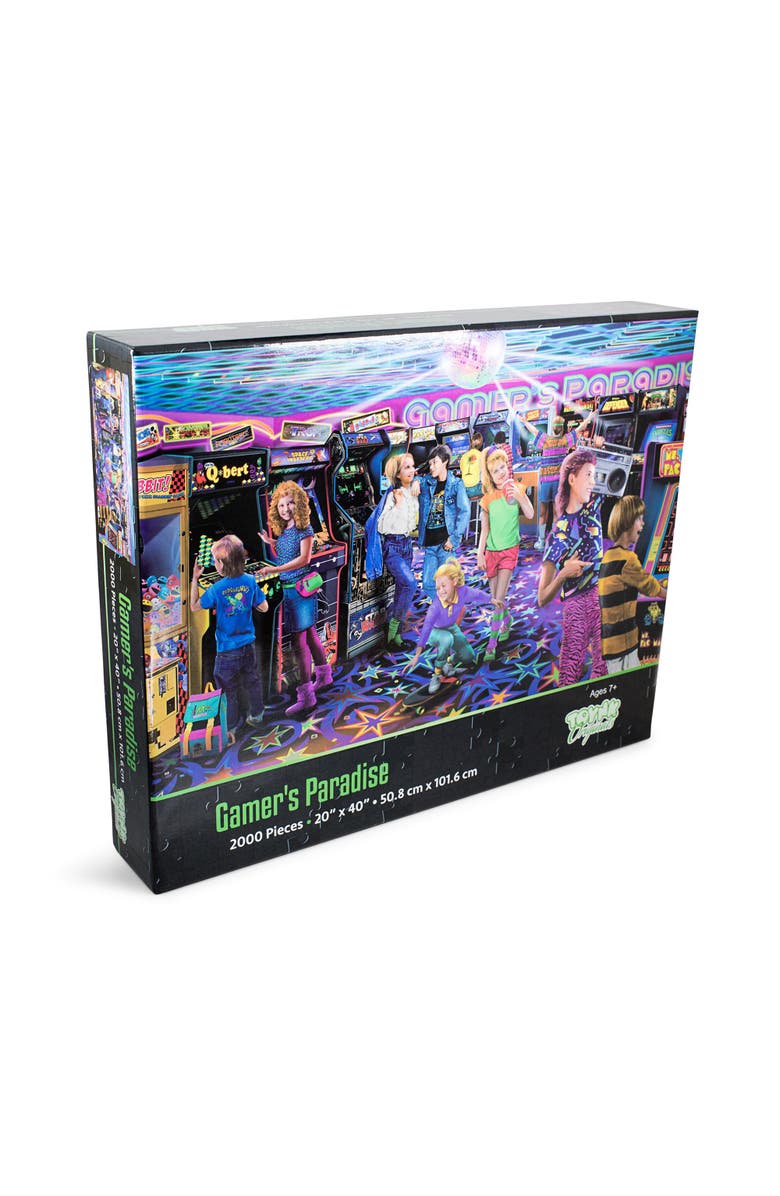 Toynk Gamers Paradise '80s Retro Arcade 2000 Piece Jigsaw Puzzle, Main, color, Multi-Color