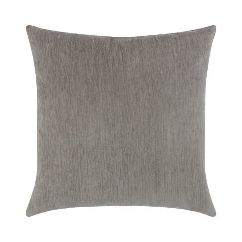 Luxe Velour Plush Chenille Indoor & Outdoor Woven Accent Pillow