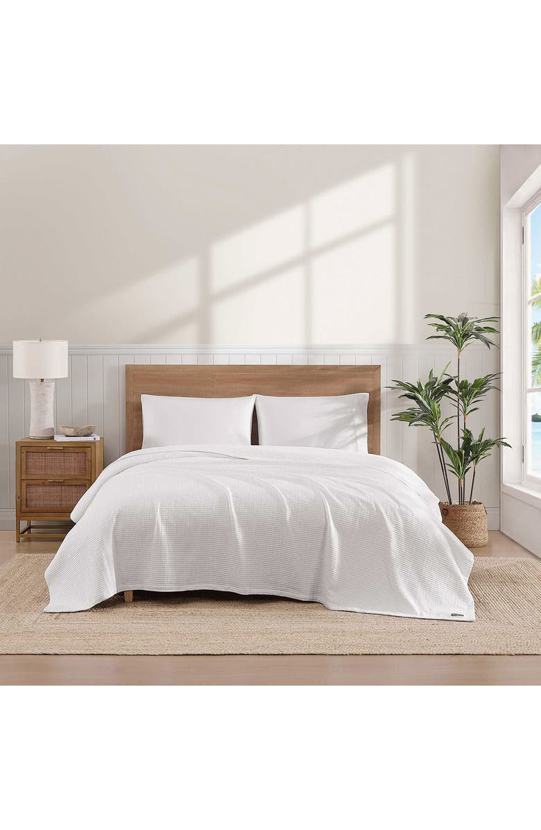 Tommy Bahama Woven Blanket, Alternate, color, White
