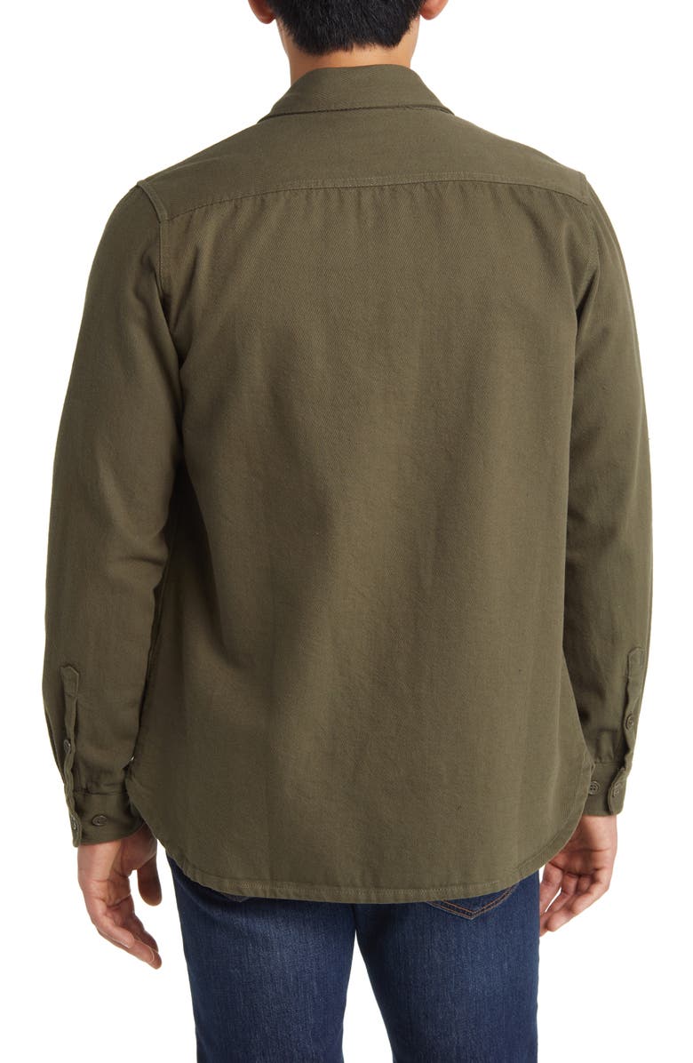 Schott NYC Cotton Twill Work Shirt, Alternate, color, 