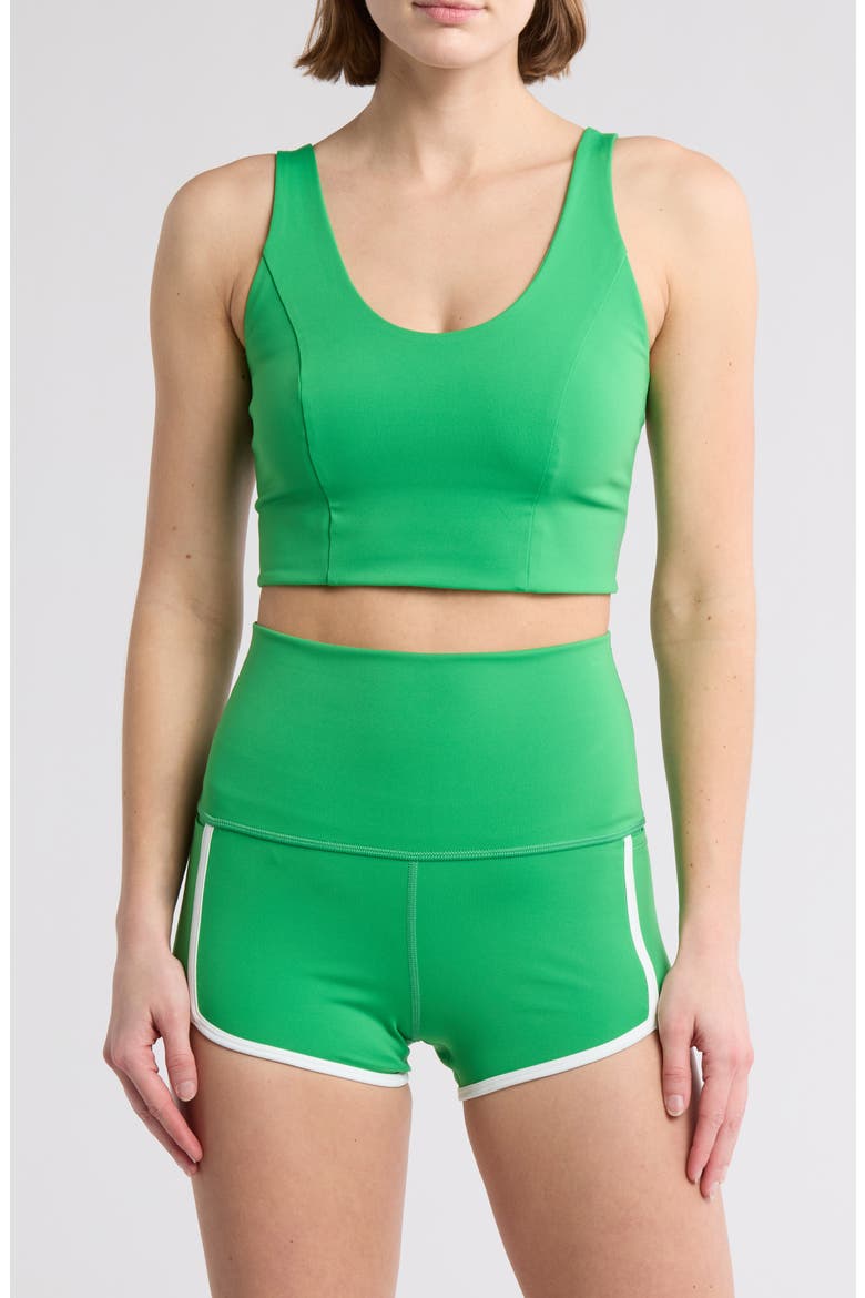 She's Got Rhythm Cropped Camisole, Main, color, LIGHT GREEN