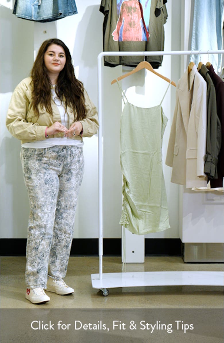 Ruched Satin Minidress, sales video thumbnail