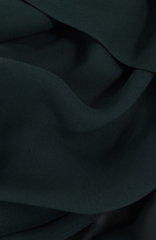 Reiss Greta Cape Back Dress In Blue