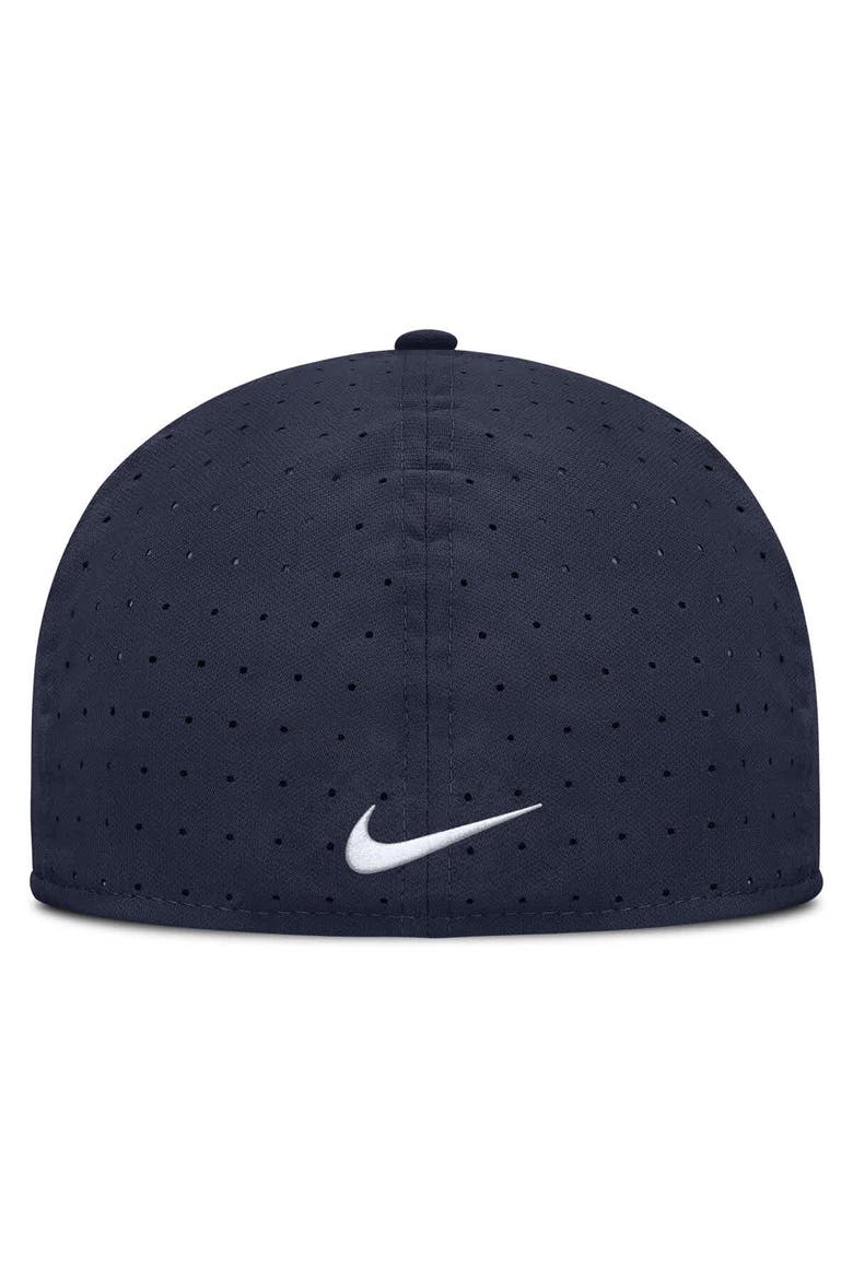Men's Nike White/Navy Arizona Wildcats On-Field Dugout True Performance Fitted Hat, Alternate, color, White