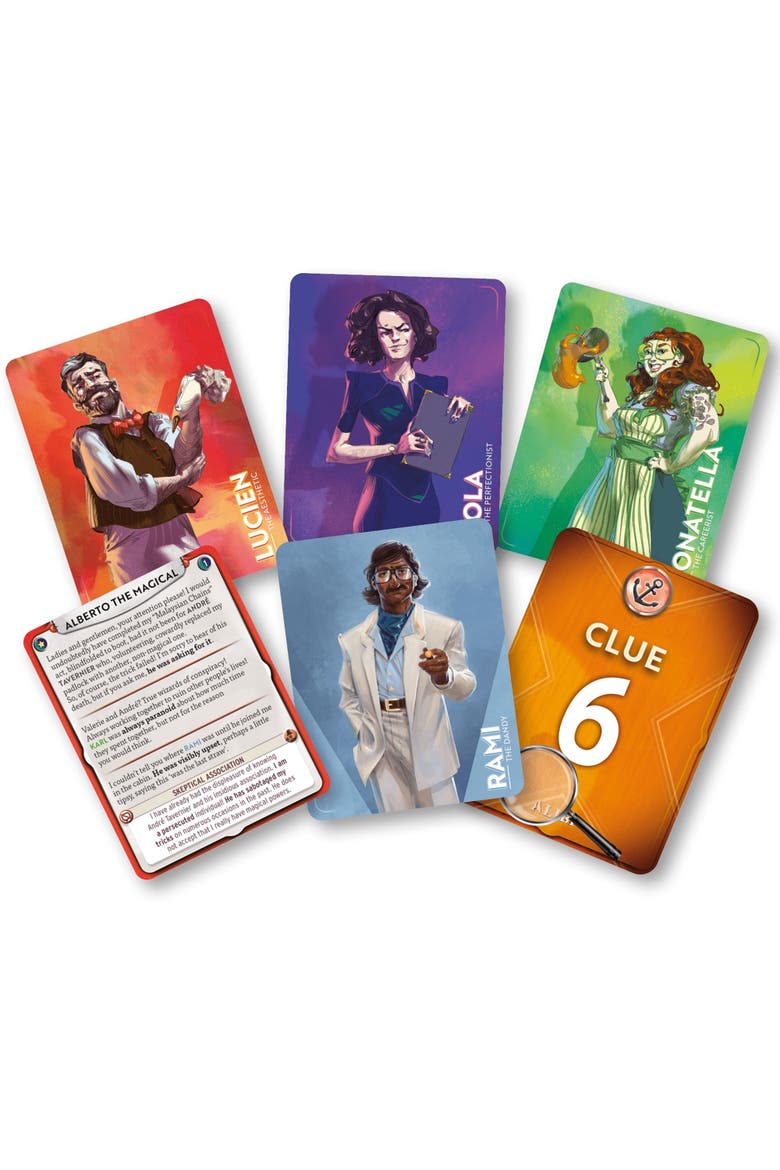 Alibi 3 Intricate Mysteries Party Game, Alternate, color, Multicolored