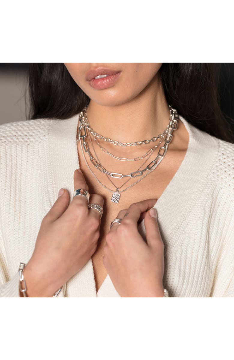 Monica Vinader Heirloom Pendant Charm, Alternate, color, Silver