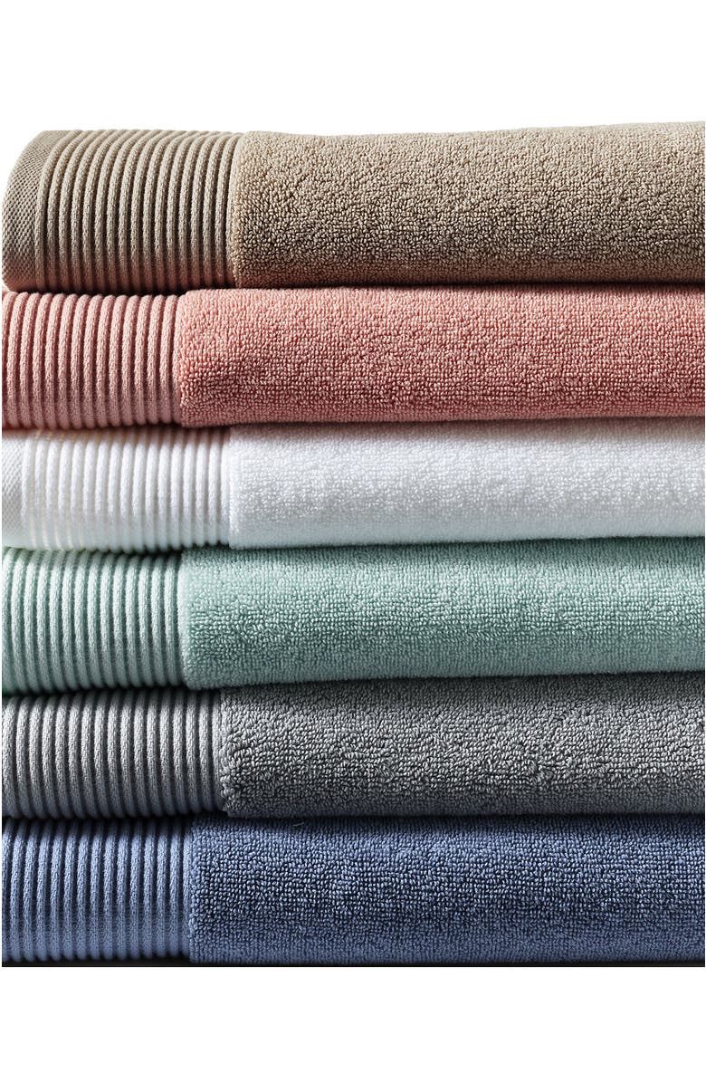 Lands' End Turkish Luxe 2-Piece Washcloth Set, Alternate, color, Ultimate Gray