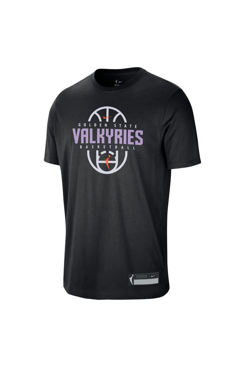 Unisex Nike Black Golden State Valkyries 2026 On-Court Authentic Practice Premium T-Shirt, Alternate, color, Black