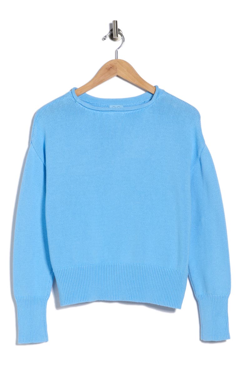 Crewneck Sweater, Alternate, color, BLUE