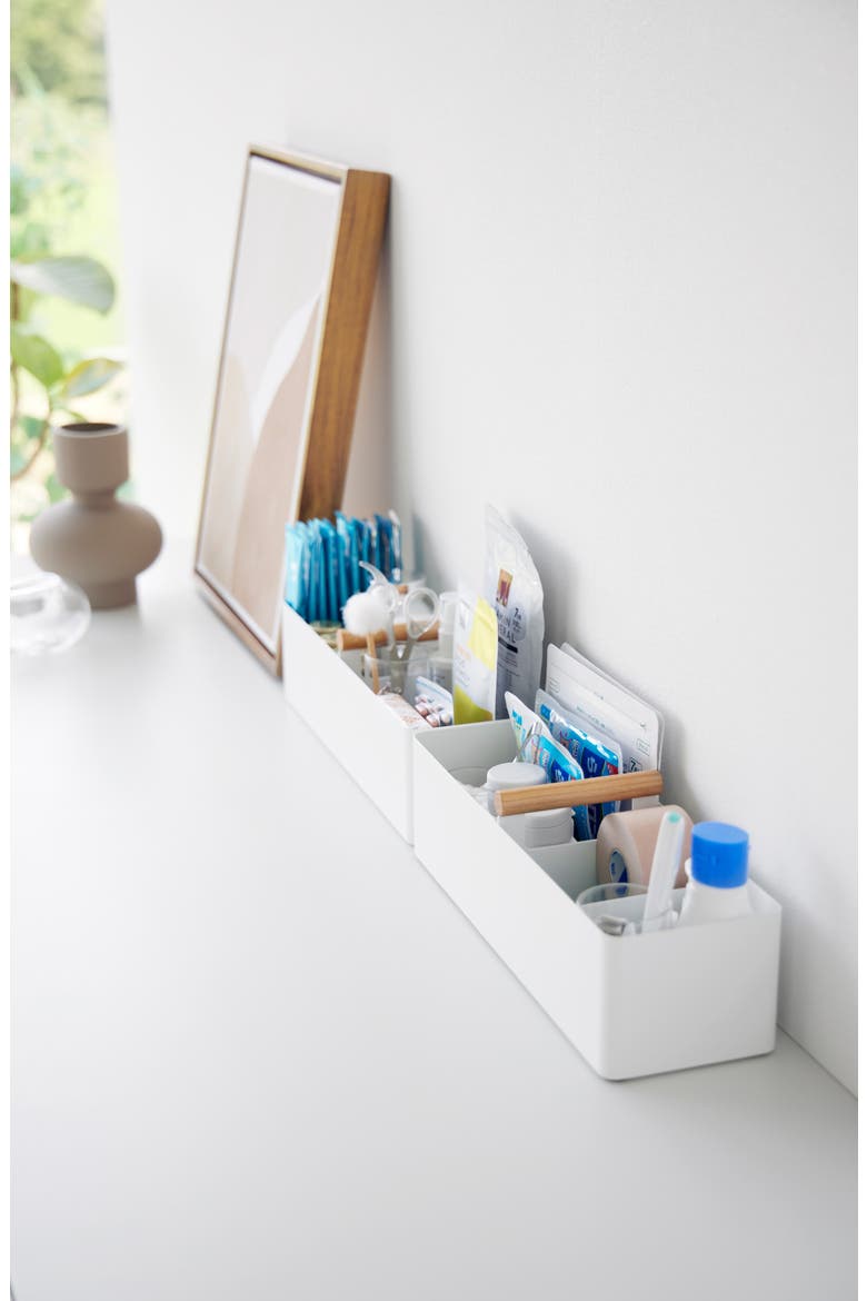 Slim Storage Box, Alternate, color, WHITE