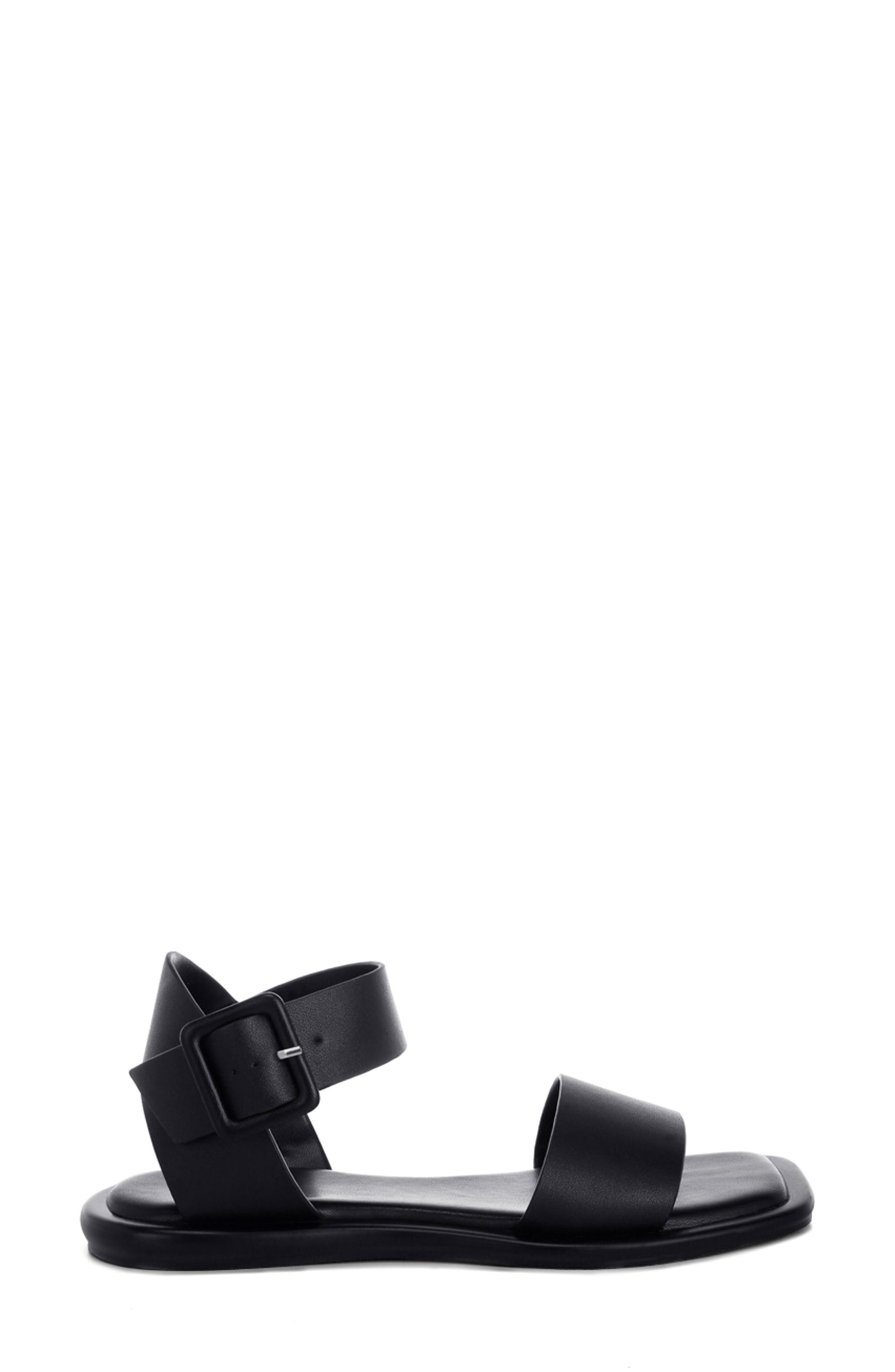 Tayana Sandal, Alternate, color, BLACK