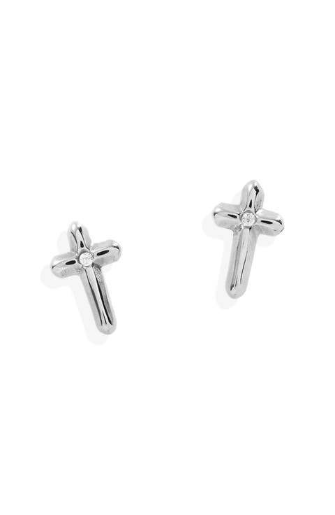 Cross Mini Stud Earrings Earrings