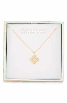 Pointed Quad Pendant Necklace