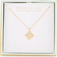ARGENTO VIVO Pointed Quad Pendant Necklace