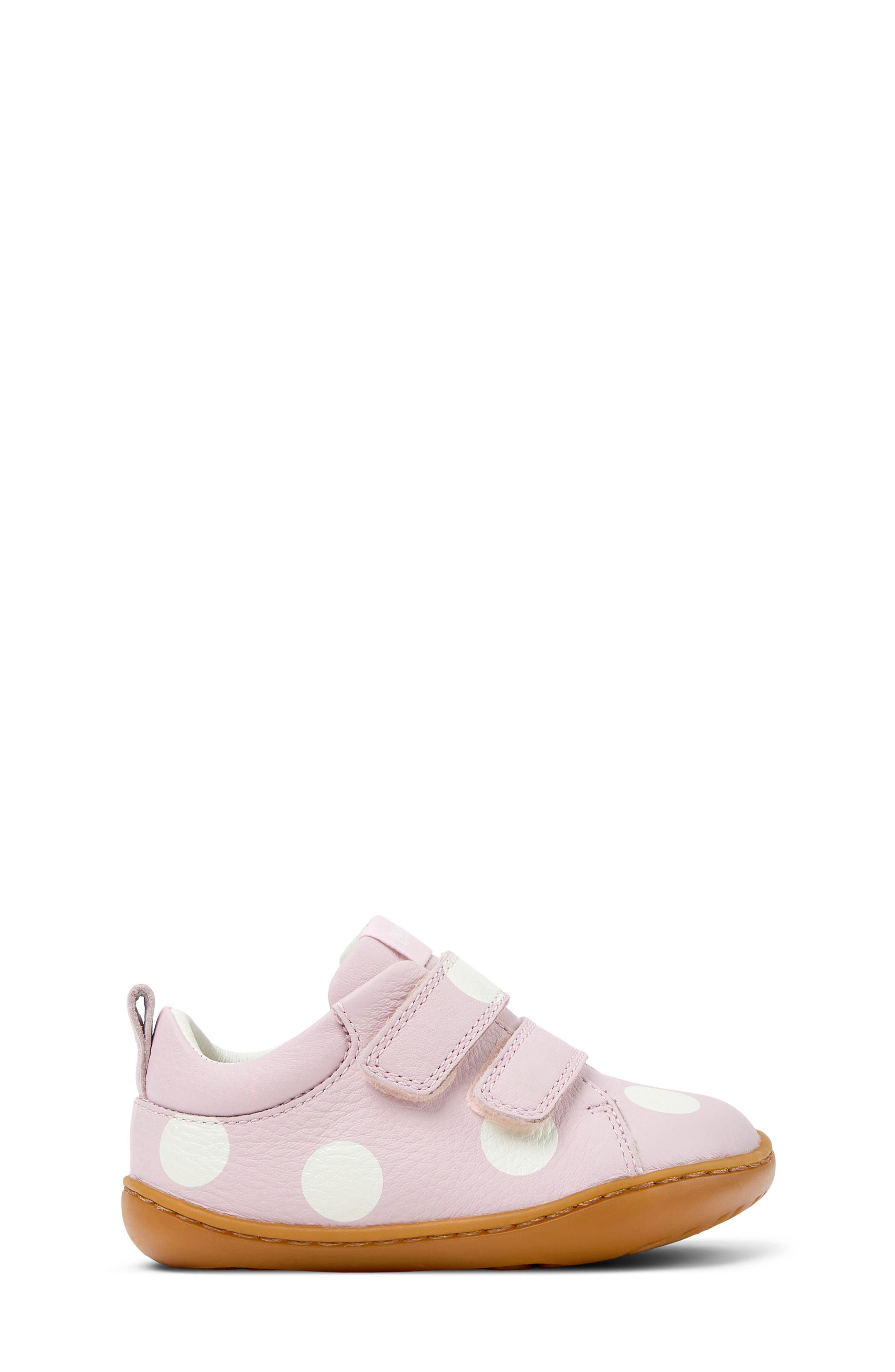 Camper Moomin Peu Cami Twins First Walker Strap Shoe, Alternate, color, Multi - Pink