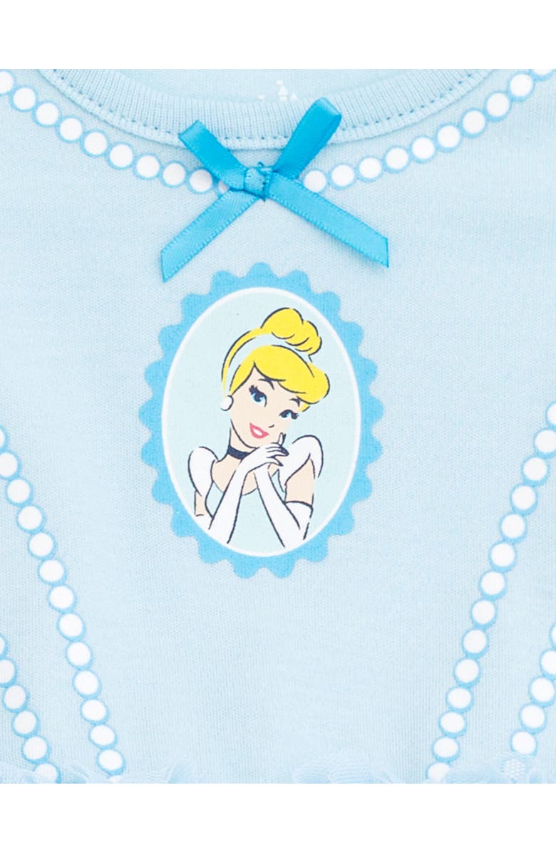 Disney Princess Cosplay 2-Piece Tutu Bodysuit and Headband Set, Alternate, color, Light Blue Cinderella