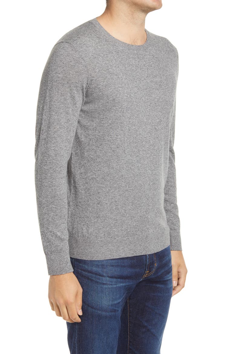 Lightweight Stripe Sweater, Alternate, color, BLACK ICE