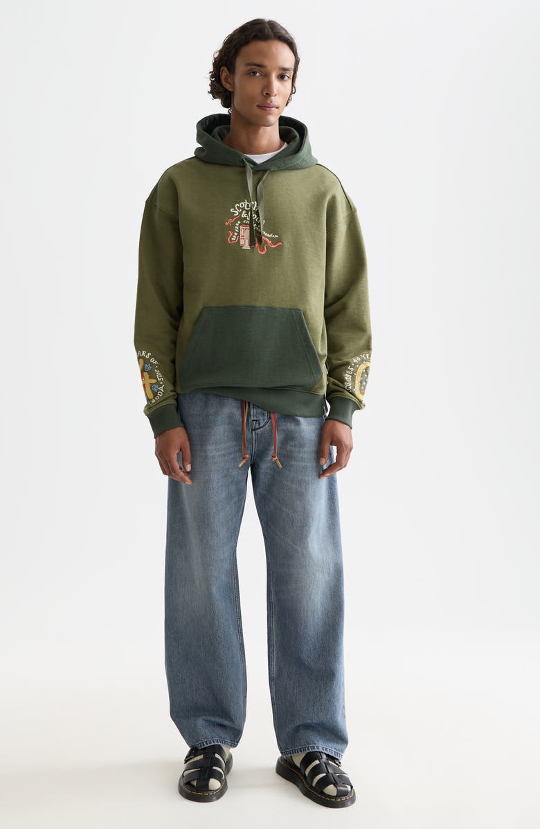 Scotch & Soda The 40th Anniversary Hoodie, Alternate, color, Olivine