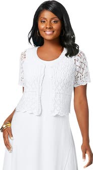 Jessica London Crochet Shrug