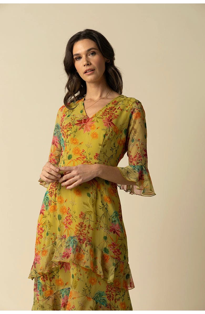 RAISHMA Alicia Green Dress, Alternate, color, Green