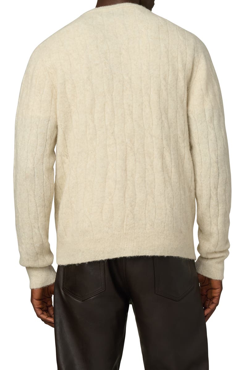 Joe's Cable Pullover Sweater, Alternate, color, Winter Sand