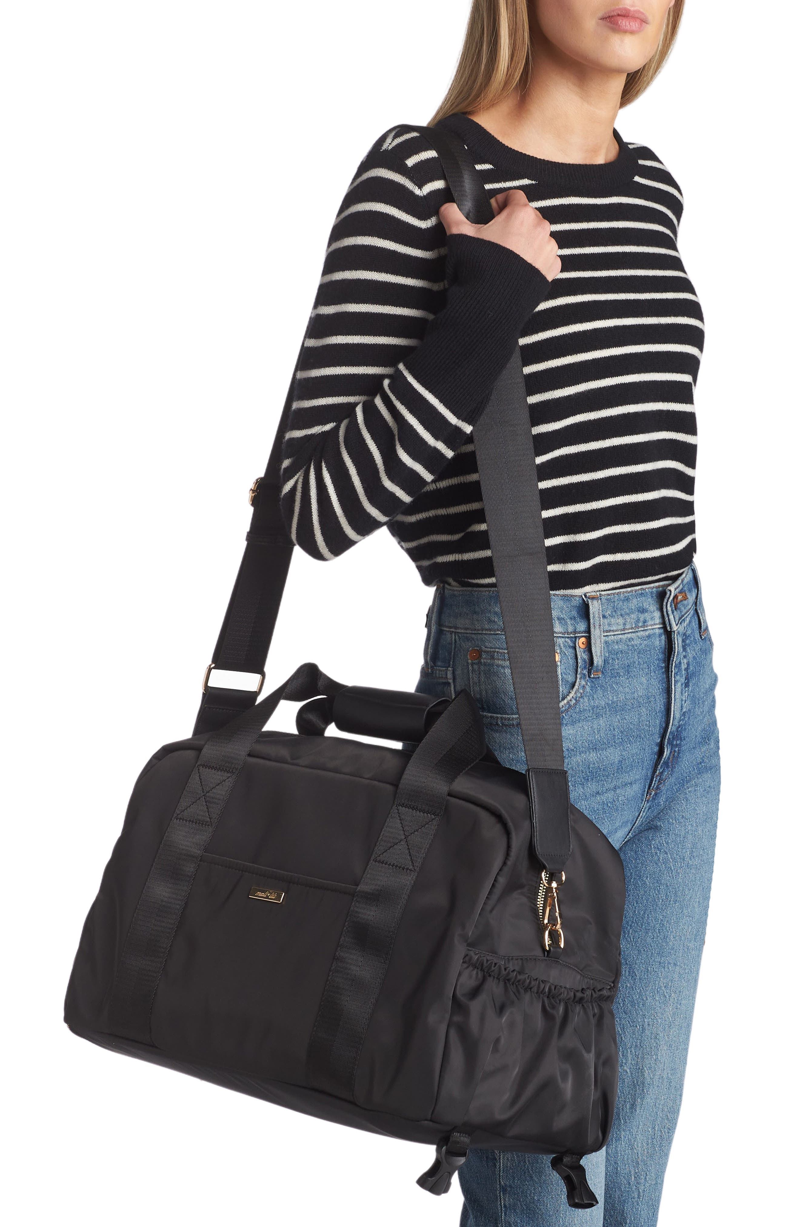 Mali + Lili Remy Recycled Nylon Convertible Duffle Bag, Alternate, color, 