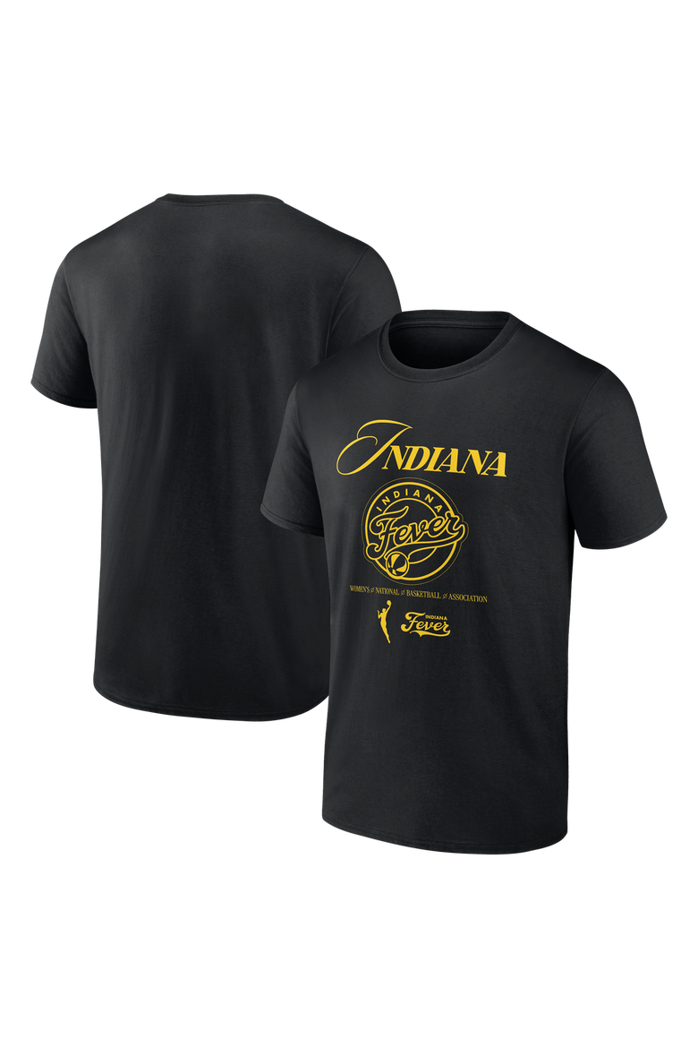 Unisex Logo Athletic Black Indiana Fever In Motion T-Shirt, Main, color, Black