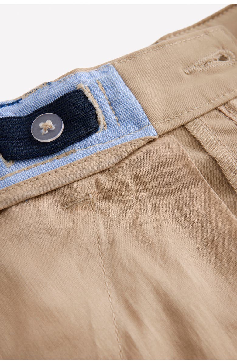 Mini Boden Kids' Classic Stretch Cotton Chino Shorts, Alternate, color, Classic Tan