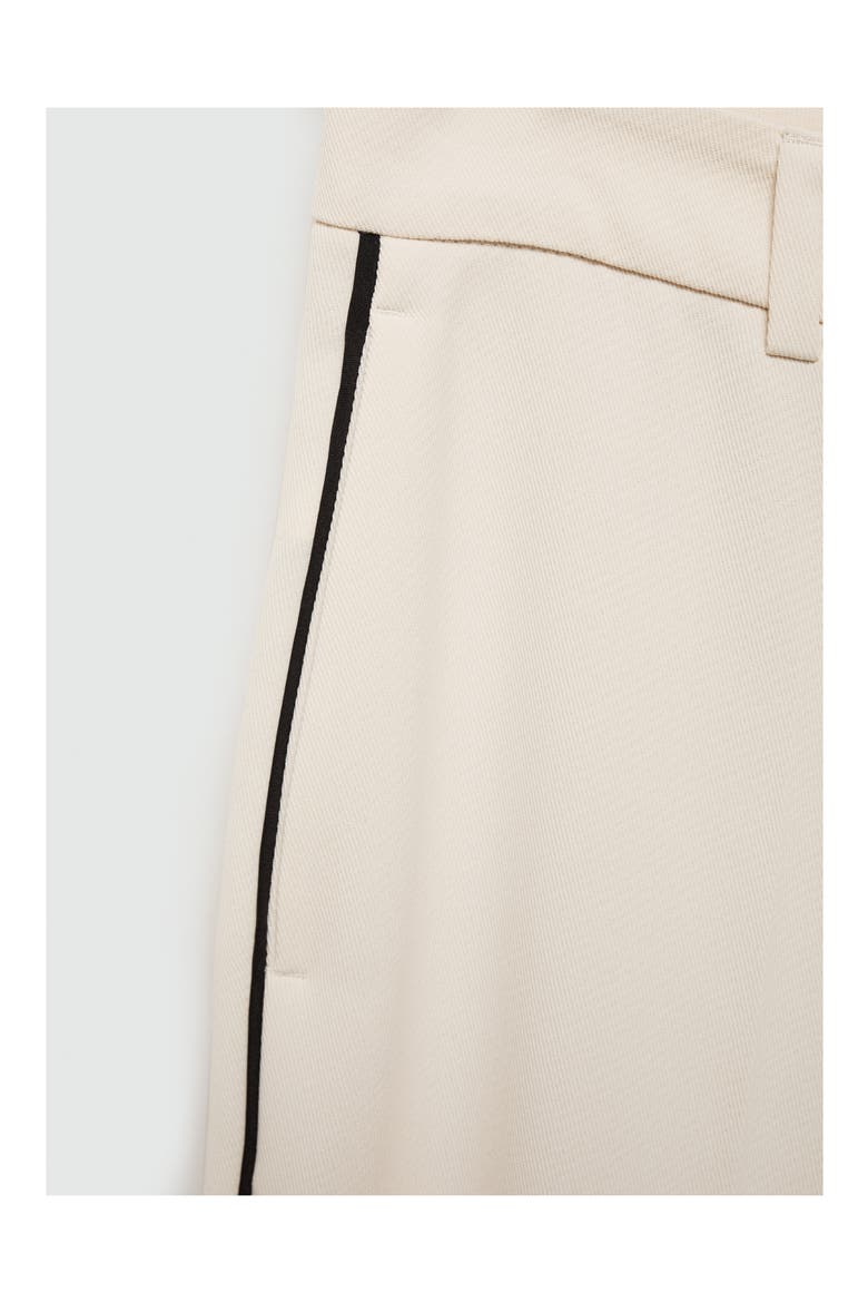 Side Stripe Knit Wide Leg Pants, Alternate, color, ECRU