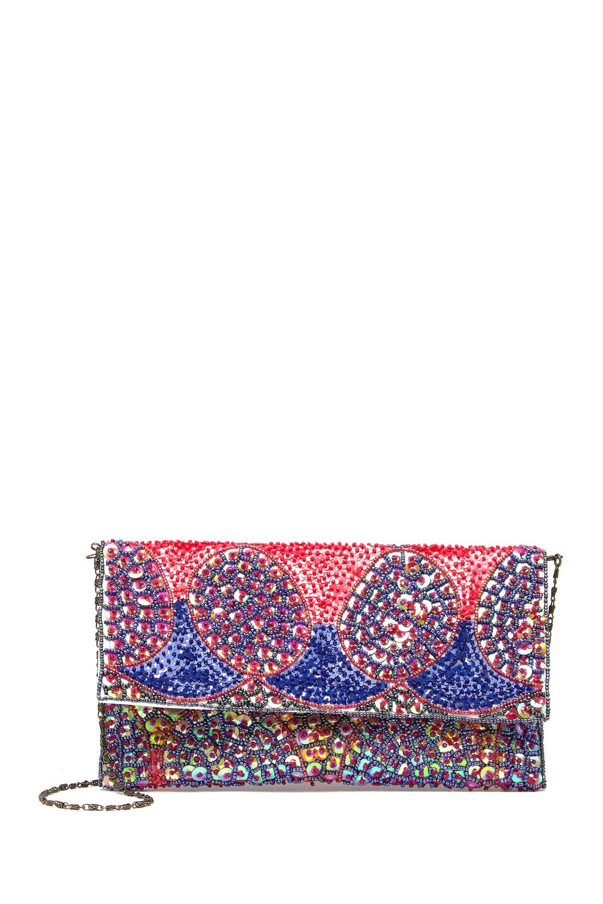 G-lish Beaded Clutch, Main, color, 