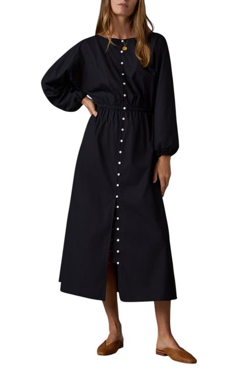 Coastal Poplin Suri Maxi Dress