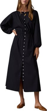 Faherty Coastal Poplin Suri Maxi Dress