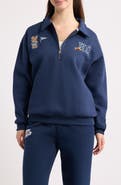 HAPPY CAMP3R Varsity Graphic Quarter Zip Pullover