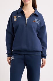 HAPPY CAMP3R Varsity Graphic Quarter Zip Pullover
