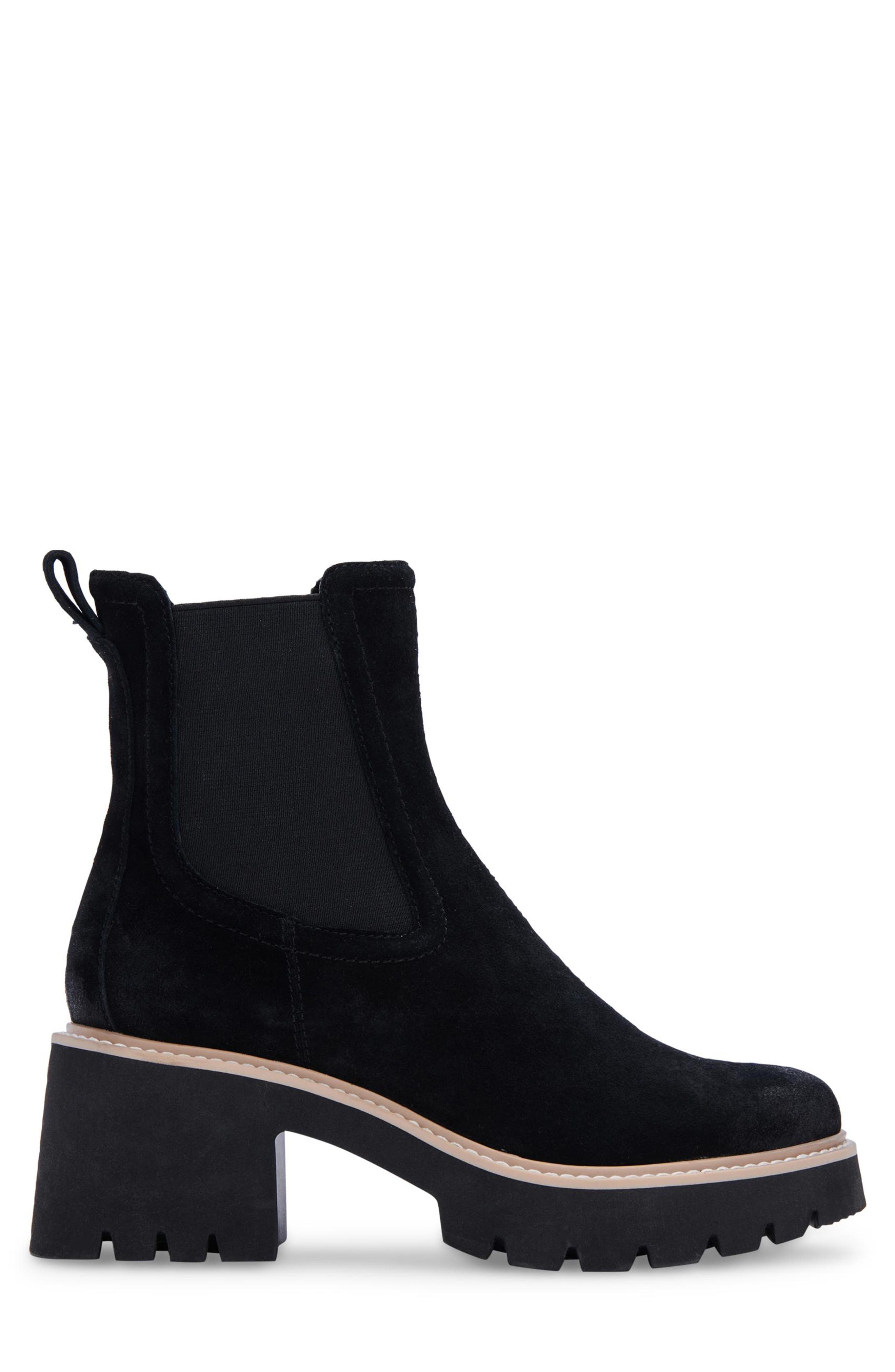 Hawk H2O Waterproof Chelsea Boot, Alternate, color, ONYX SUEDE H2O