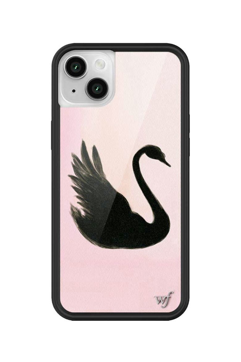 Black Swan iPhone Case, Alternate, color, Black